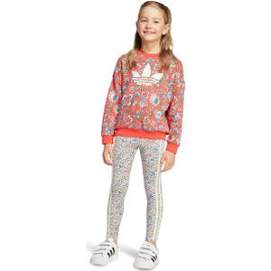 Adidas Originals X Liberty London Unisex Trainingspakken - Rood - Maat: 99 - 104 CM - Katoen Jersey - Foot Locker