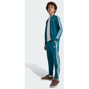 Adidas Superstar Unisex Trainingspakken - Teal - Maat: 153 - 158 CM - Katoen Canvas - Foot Locker