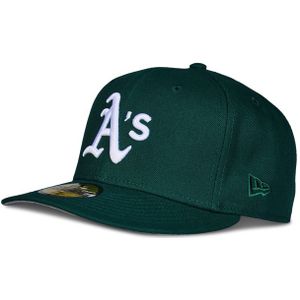 New Era 59fifty Mlb Oakland Athletics Petten Unisex - Groen - Maat 7 1/4 - Katoen