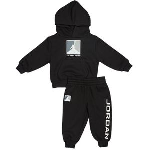 Jordan Baseline Trainingspakken Baby - Zwart - Maat 74 - 80 CM - Katoen Fleece