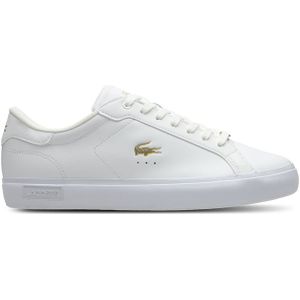 Lacoste Powercourt Heren Schoenen - Wit - Maat: 42 - Leer - Foot Locker