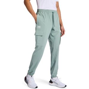 Under Armour Stretch Woven Broeken Heren - Groen - Maat XS