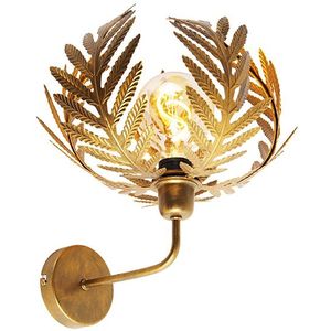 Vintage wandlamp goud - Botanica