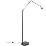 QAZQA Editor - Moderne Vloerlamp - Staande Lamp - 1 Lichts - H 1908 Mm - Zwart