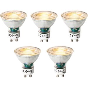 Set van 5 GU10 3-staps dimbaar LED lamp 7W 700 lm 2200 - 6500K