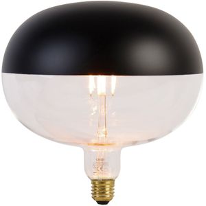 E27 dimbare LED lamp kopspiegel zwart 6W 360 lm 1800K