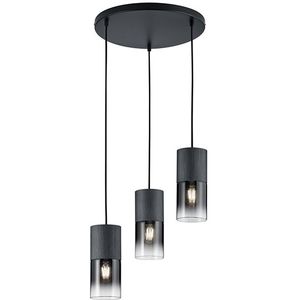 Moderne hanglamp zwart 3-lichts - Huygen