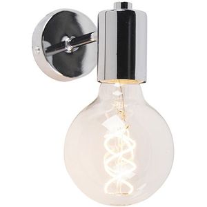 Moderne wandlamp chroom - Facil 1