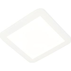 Plafonniére wit 22,5 cm incl. LED 3-staps dimbaar IP44 - Steve