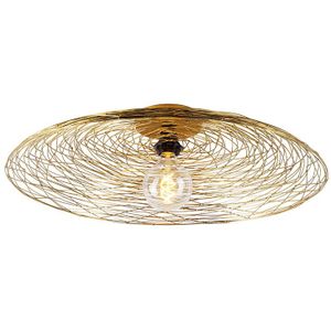 Oosterse plafondlamp goud 60 cm - Glan