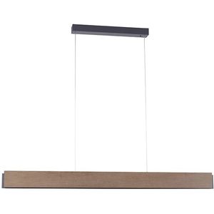 Hanglamp hout 121 cm incl. LED met afstandsbediening - Ajdin