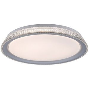 Design plafondlamp zilver 40 cm incl. LED dimbaar - Wendy