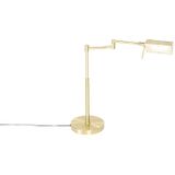 Design tafellamp goud incl. LED met touch dimmer - Notia