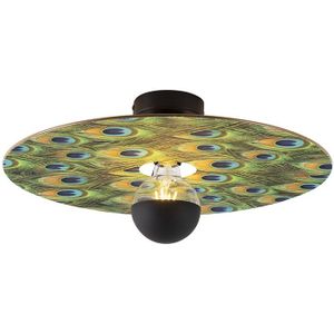 QAZQA combi - Moderne Plafondlamp - 1 lichts - Ø 450 mm - Multicolor - Woonkamer | Slaapkamer | Keuken