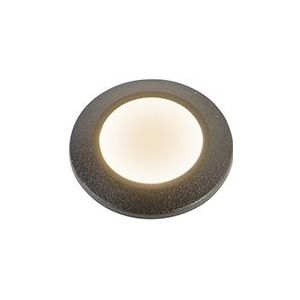 Moderne buiten grondspot zwart IP67 incl. LED - Aldo