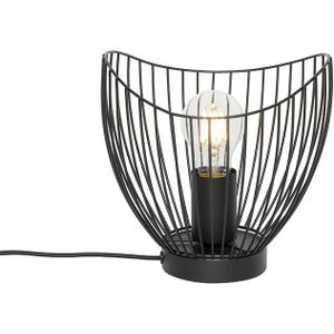 Moderne tafellamp zwart 20 cm - Pua