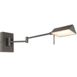 Design wandlamp zwart incl. LED dimbaar - Notia