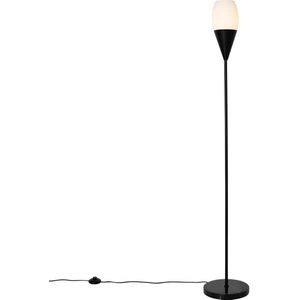 QAZQA drop - Moderne Vloerlamps-sStaande Lamp - 1 lichts - H 153.5 cm - Wit - Woonkamers-sSlaapkamers-sKeuken
