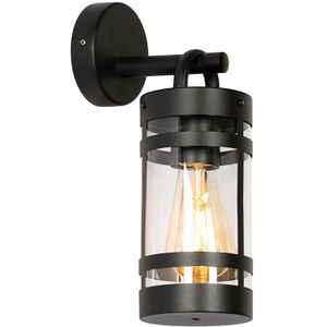 IndustriÃ«le buiten wandlamp zwart IP44 - Ruben