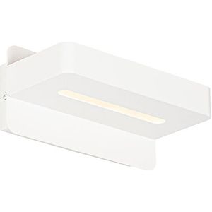 QAZQA ted - Moderne LED Wandlamp voor binnen - 1 lichts - D 140 mm - Wit - Woonkamers-sSlaapkamers-sKeuken