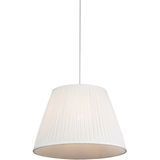 Retro hanglamp créme 45 cm - Plisse