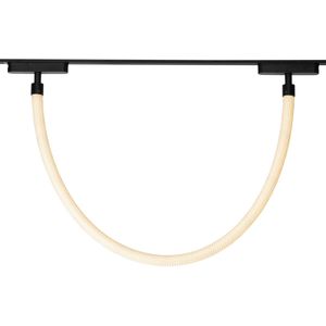 Moderne witte pendellamp voor 1-fase railsysteem 8W 3000K - Magnetic Tautau