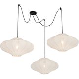 Design hanglamp wit 50 cm 3-lichts - Plu