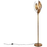 Vintage vloerlamp goud - Botanica