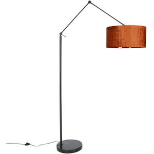 QAZQA editor - Moderne Vloerlamps-sStaande Lamp - 1 lichts - H 1908 mm - Oranje - Woonkamers-sSlaapkamer