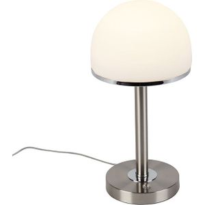 Vintage tafellamp staal incl. LED en touch - Bauhaus