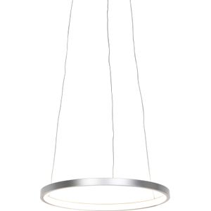 Moderne ring hanglamp zilver 40 cm incl. LED - Anella