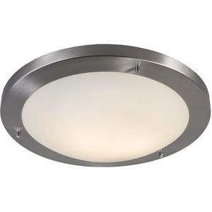 Moderne plafonniére staal 41 cm IP44 - Yuma