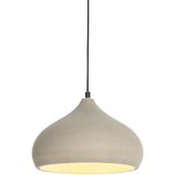 QAZQA nick - Moderne Hanglamp - 1 lichts - Ø 29 cm - Grijs - Industrieel - Woonkamers-sSlaapkamers-sKeuken