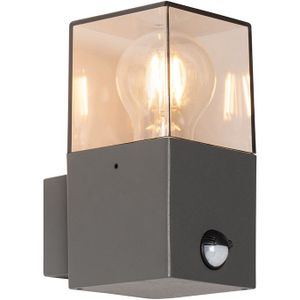 Buiten wandlamp donkergrijs en bewegingsmelder IP44 - Denmark