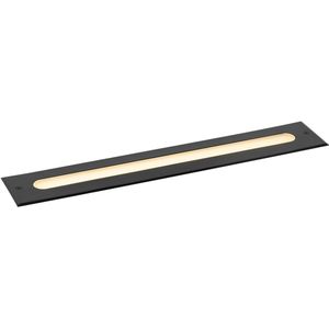 QAZQA Eline LED Grondspot - 1 lichts - 50cm - Zwart - Buitenverlichting