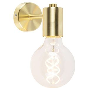 Smart Art Deco wandlamp goud incl. G95 WiFi lichtbron - Facil