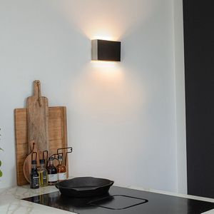 Moderne wandlamp staal - Otan