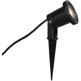 QAZQA Basic - Moderne Priklamp - Prikspot - 1 Lichts - L 9.8 Mm - Zwart - Buitenverlichting