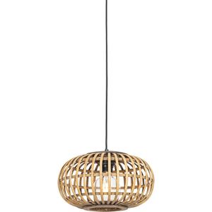 QAZQA amira - Oosterse Hanglamp - 1 lichts - Ø 32 cm - Naturel - Woonkamers-sSlaapkamers-sKeuken