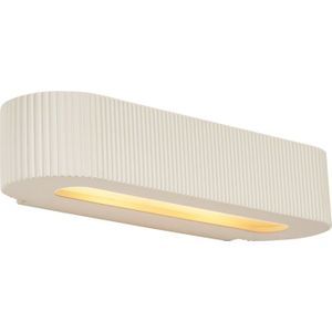 Scandinavische wandlamp beige UFO 2-lichts - Plaster