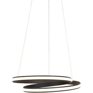 Design hanglamp zwart 55 cm incl. LED - Rowan