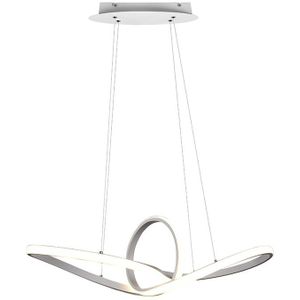 Design hanglamp wit incl. LED 3-staps dimbaar - Levi