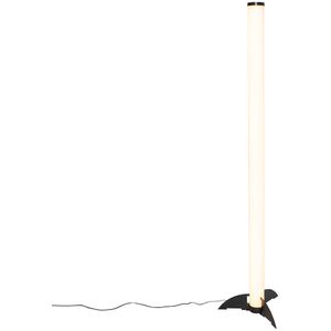 QAZQA bomba - Design LED Vloerlamps-sStaande Lamp - 1 lichts - H 100 cm - Zwart - Woonkamers-sSlaapkamers-sKeuken
