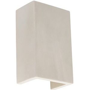 IndustriÃ«le wandlamp grijs beton rechthoek - Meaux