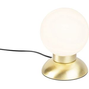 Design tafellamp goud dimbaar incl. LED - Majestic