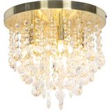 QAZQA medusa cl - Art Deco Plafondlamp - 6 lichts - L 0 mm - Goud/messing - Woonkamer | Slaapkamer