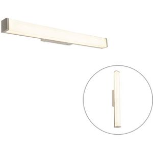 QAZQA cascada - Moderne LED Spiegel verlichting voor binnen voor badkamer - 1 lichts - D 72 mm - Staal -