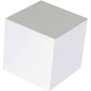 Moderne wandlamp wit - Cube