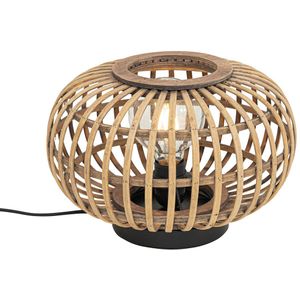 Oosterse tafellamp bamboe - Amira