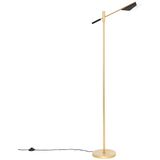 Design vloerlamp zwart met goud - Sinem